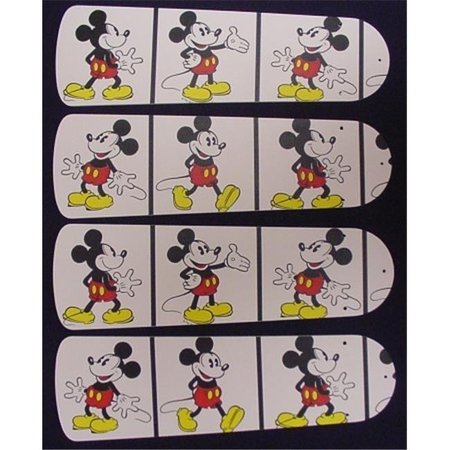 CEILING FAN DESIGNERS Ceiling Fan Designers 42SET-DIS-DMMW Disney Mickey Mouse no.2 42 in. Ceiling Fan Blades Only 42SET-DIS-DMMW